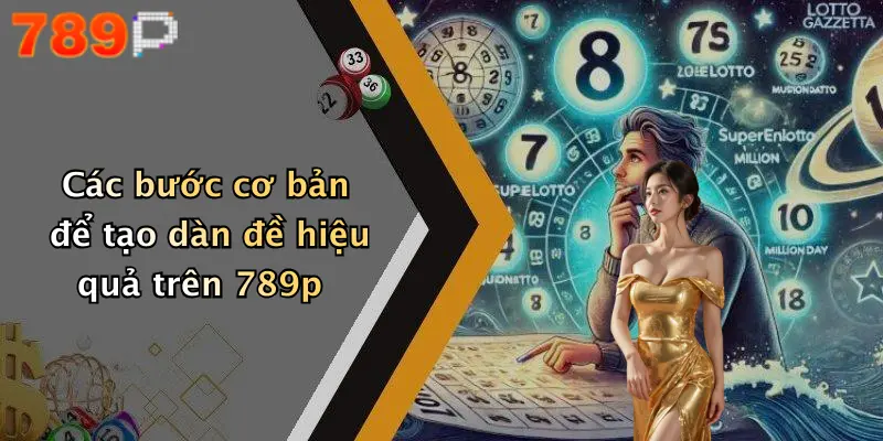 Các bước cơ bản để tạo dàn đề hiệu quả trên 789p